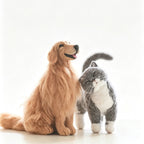 Custom 3D Wool Felt Pet Portrait from Photo | Momofelt