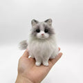 custom 3D bendable pet figure held in hand (cat)
