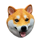 custom 3D pet refrigerator magnet close-up (dog face)
