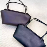 Minimalist Shoulder Bag for Women, Small Top Handle Tote Purse, Everyday Work Handbag