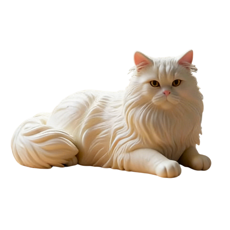 pet photo used to create a custom 3D printed pet figurine
